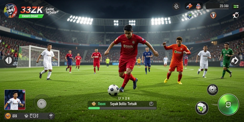 Gameplay 33ZK yang menegangkan dan seru di lapangan.