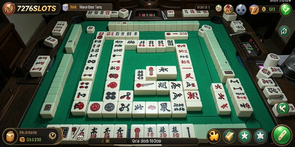 Screenshot 7276SLOTS menampilkan gameplay Mahjong yang mengasyikkan.