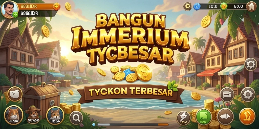 Gameplay 888IDR menampilkan strategi bisnis yang menantang.