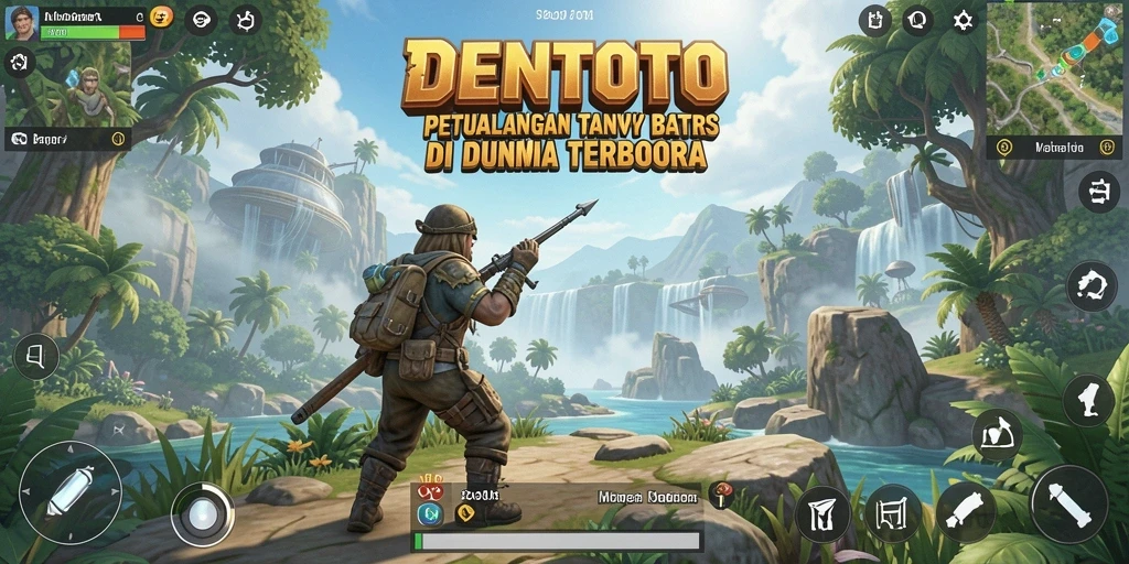 Tampilan gameplay menakjubkan di dunia terbuka DENTOTO.