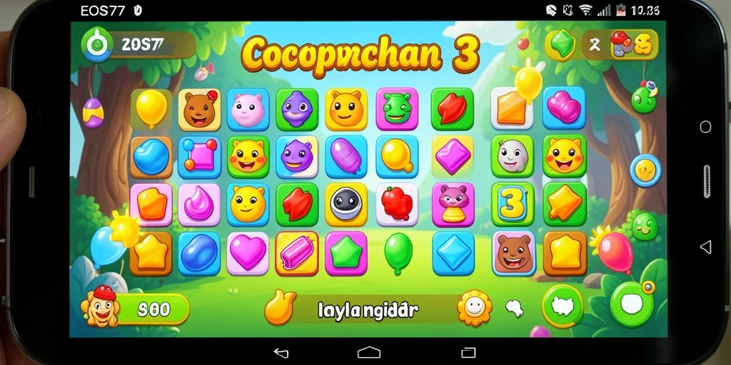 Gameplay seru dan penuh warna dari EOS77 yang menantang.