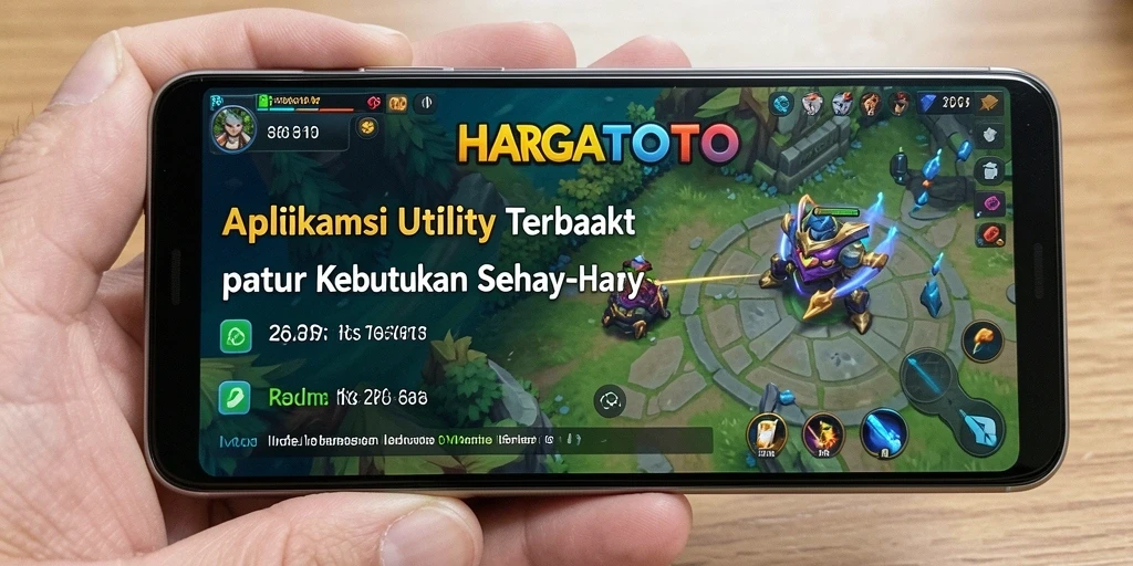 Tampilan antarmuka utama HARGATOTO yang user-friendly dan menarik.