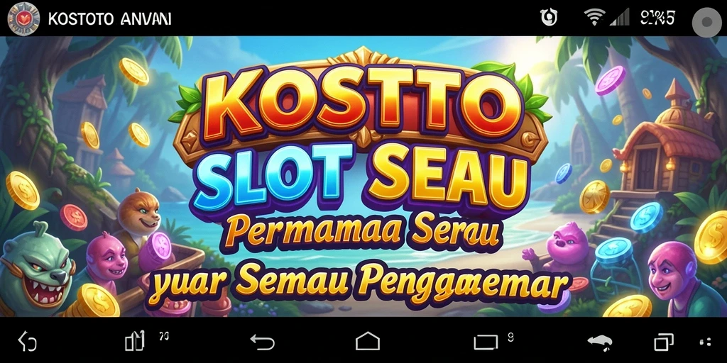 Screenshot gameplay KOSTOTO menampilkan mesin slot yang menarik dan interaktif.