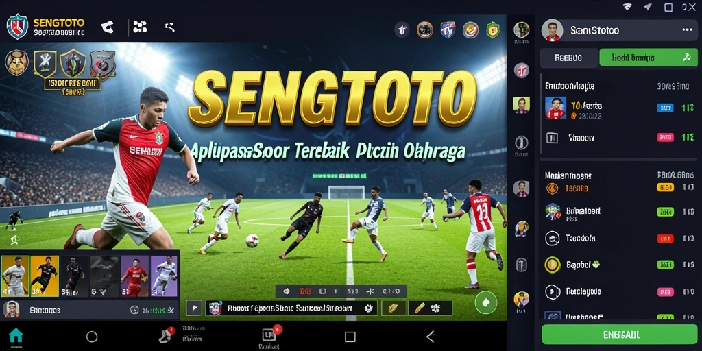 Tampilan antarmuka SENGTOTO saat melakukan taruhan olahraga.