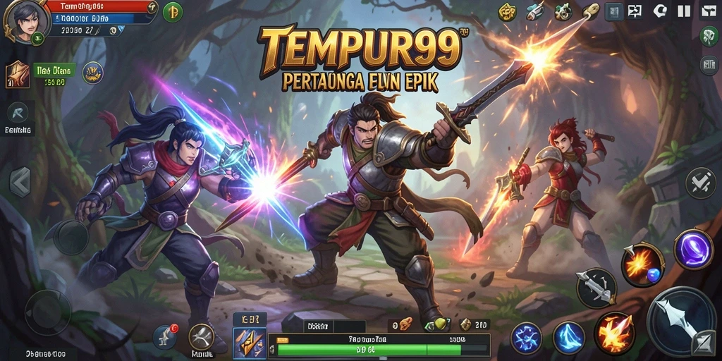 Gameplay TEMPUR99 yang seru dan interaktif dalam MMORPG.